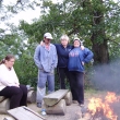 Prv jsme podruh nateli rozhlednu, lto 2010 (j,Karel a Frantika Neubauerovi, Irena Znamenkov, Kaateina Kuerov - za fokem a Frantiek Kuera-nechce se fotit)